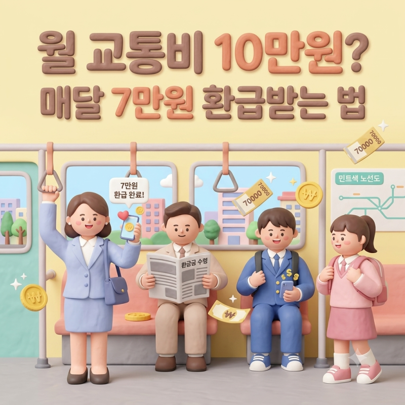 모두의 카드 K-패스 교통비 환급 기준과 실제 계산 및 등록법 총정리