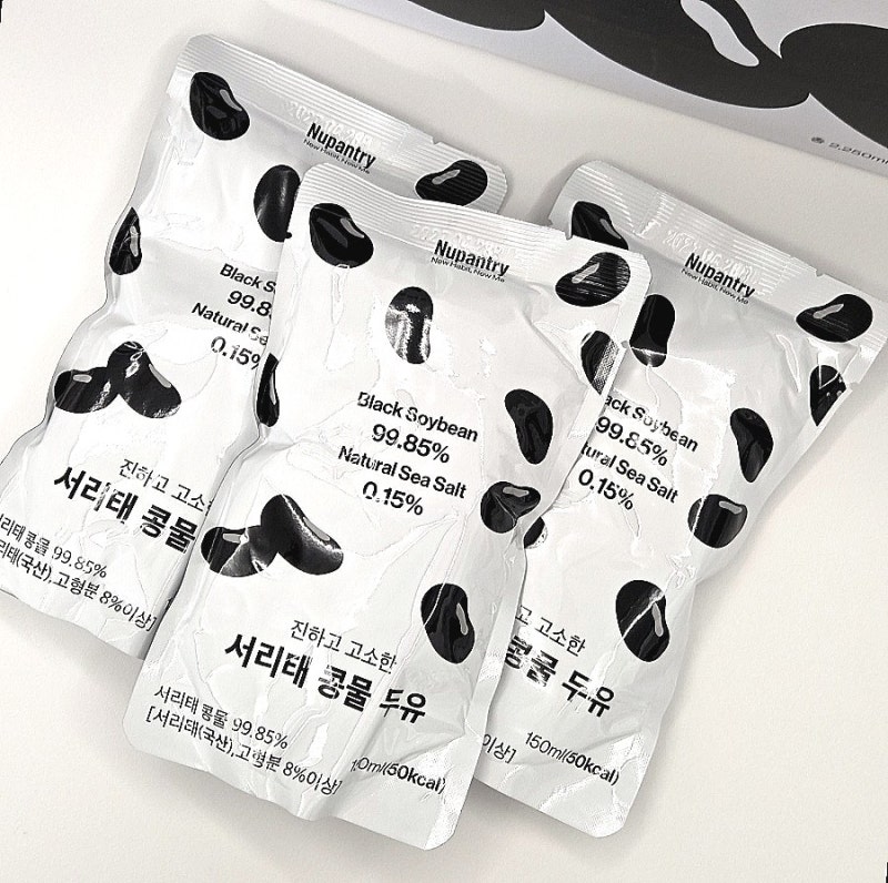 누팬트리 서리태콩물두유 검은콩다이어트 매일 마시는 후기