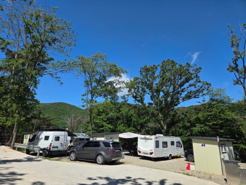경주 토함산 숲속 라포레 캠핑장