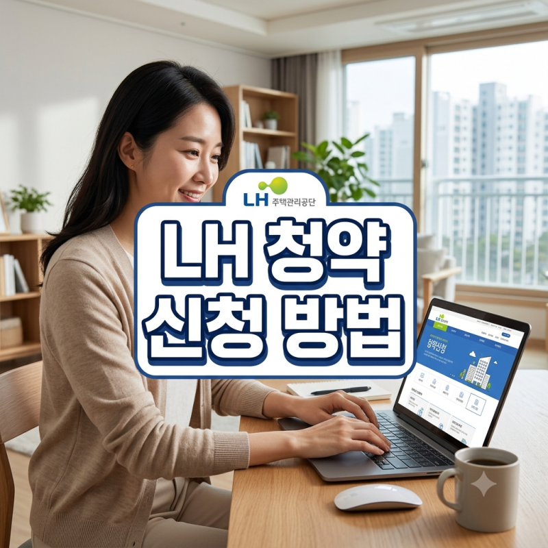 LH주택공사 홈페이지 청약 신청방법 : 온라인으로 청약하기