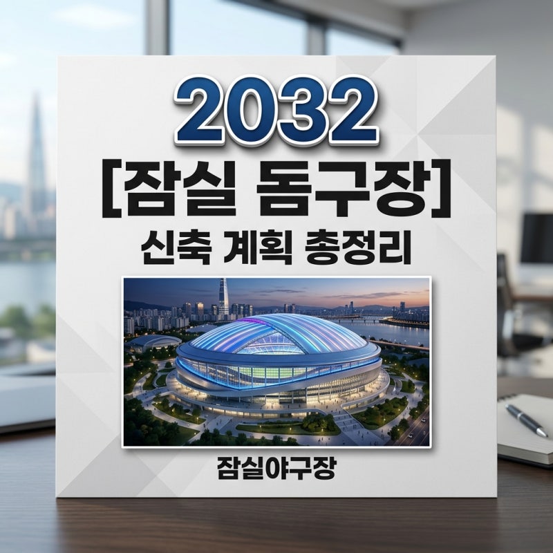 잠실야구장 2032 돔구장 신축 계획, 임시구장과 공사 일정 총정리