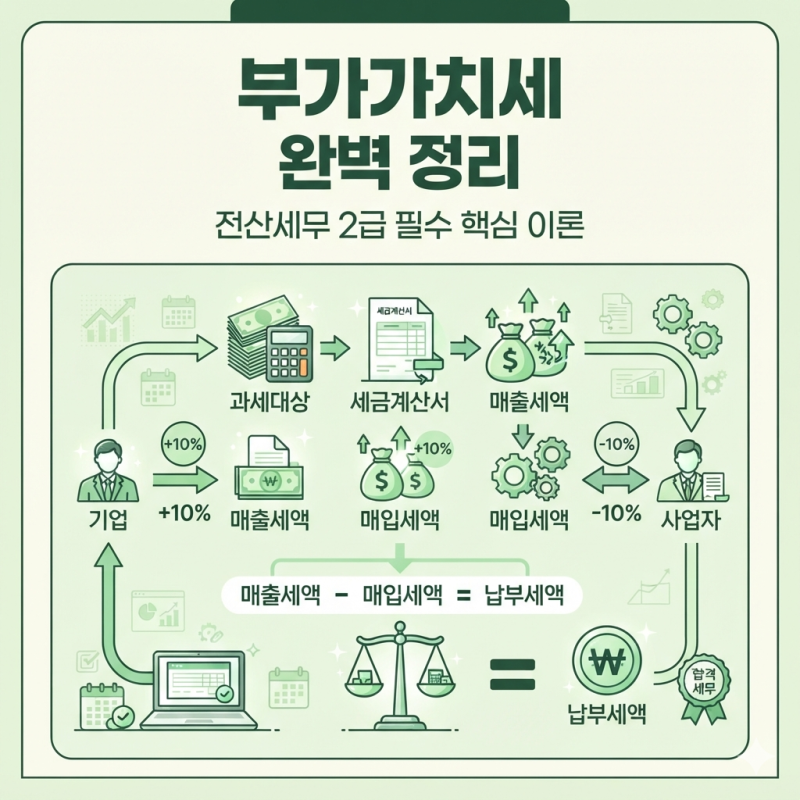 전산세무2급 필수 핵심 이론 부가가치세