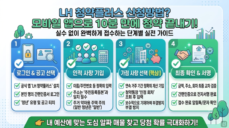 LH 청약플러스 앱으로 청년임대주택 청약 신청하는 방법 [7편]