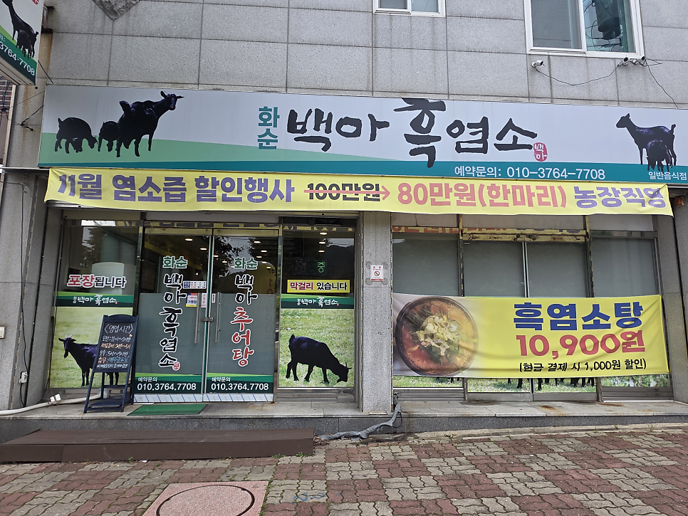 화순백아흑염소 사진 1