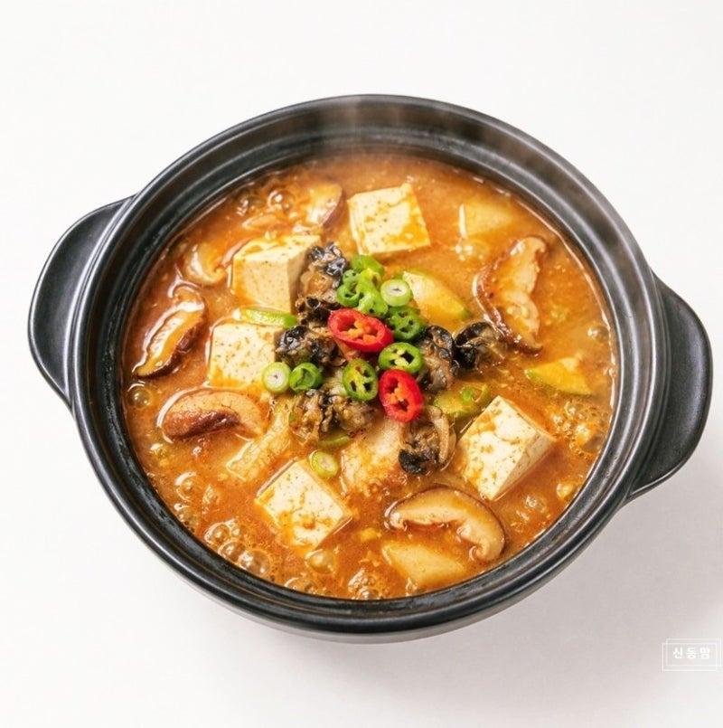 우렁된장찌개 끓이는법 황금레시피 식당 고깃집 우렁이된장찌개 만드는법
