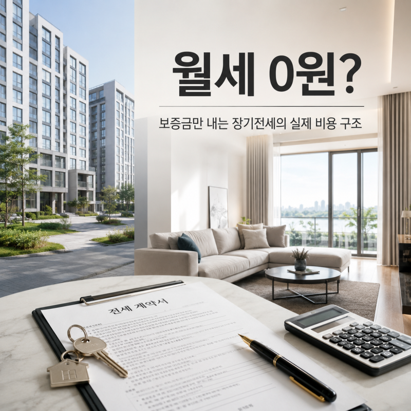 월세 0원, 보증금만 내는 장기전세 아파트의 실제 비용 구조“매달 내는 월세가 정말 0원인가....