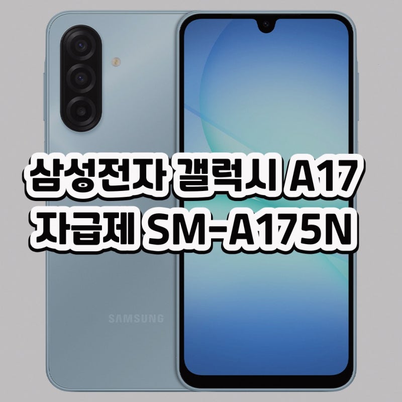 삼성전자 갤럭시 A17 자급제 스마트폰 SM-A175N 구매 기준