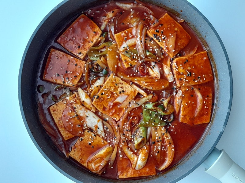 대전 두부두루치기 레시피 집반찬 만드는법