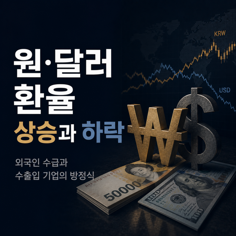 [37] 원·달러 환율 상승과 하락의 의미 완벽 정리 — 외국인 수급과 수출입 기업의 방정식