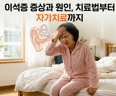 이석증 증상과 원인, 치료법부터 자가치료까지