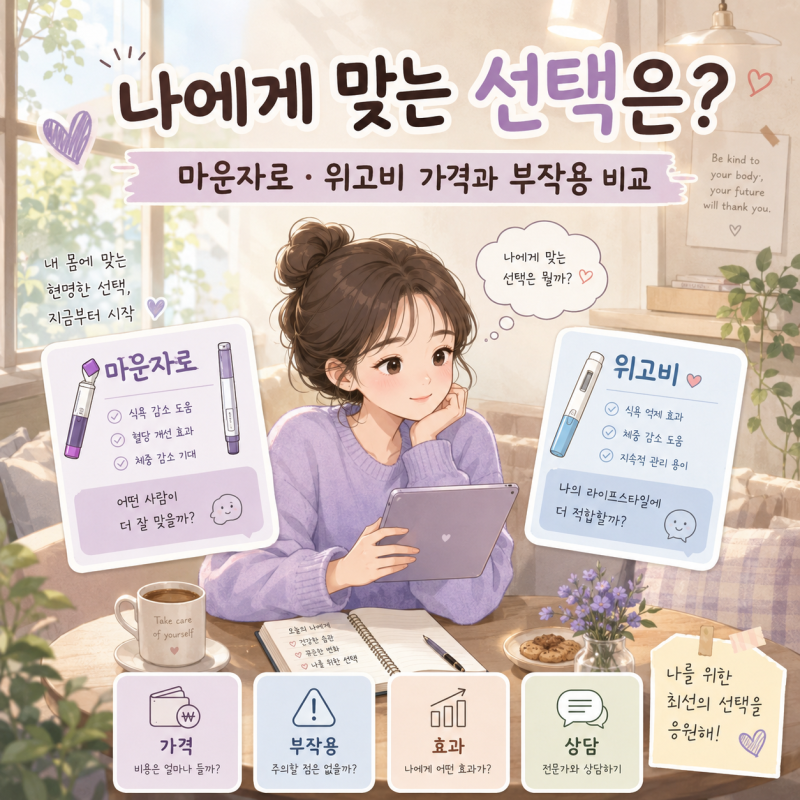 마운자로 가격 비교, 용량별 한 달 비용과 부작용 정리