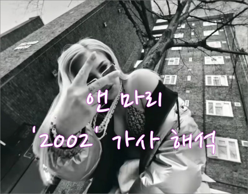 앤 마리(Anne-Marie)의 '2002' 가사 해석 (노래방 인기곡)