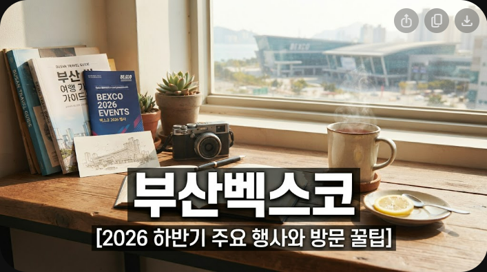 [Major Events and Visiting Tips for Busan BEXCO in the Second Half of 2026]