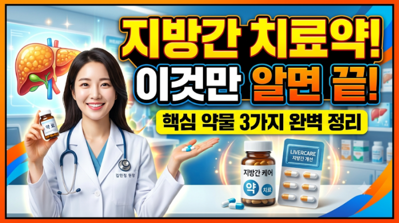지방간 치료약 치료방법 간수치 120. 고지혈증약 정신과약 함께 복용시 주의할점