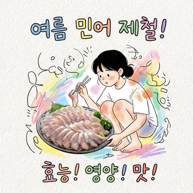 민어 민어회 제철 효능 먹는법