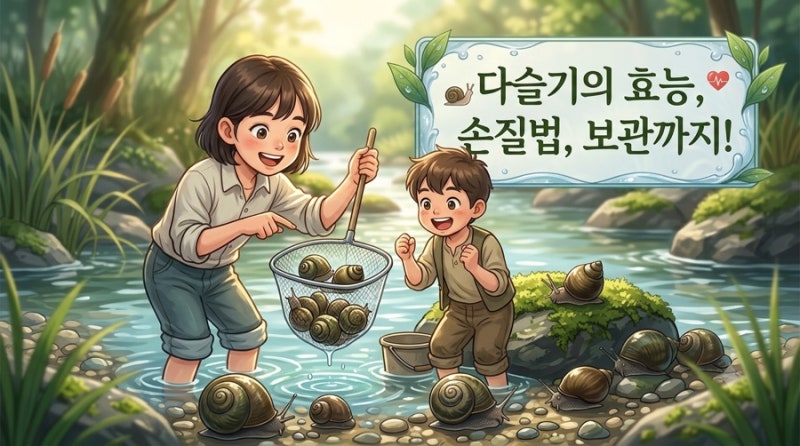 [제철 건강] 올바른 다슬기 손질법의 모든 것: 실패에서 배운 찐 경험담과 효능, 보관법까지!