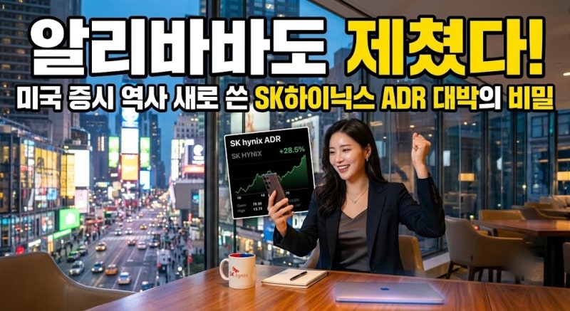 알리바바도 제쳤다! 미국 증시 역사 새로 쓴 SK하이닉스 ADR 대박의 비밀