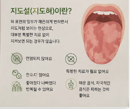 아이 혀에 하얗고 빨간 자국이? 병원에서 들은 지도설(지도혀)