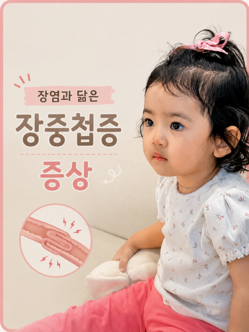 아기 구토, 복통 증상 장염이 아니라 장중첩증일 수도 있다고?