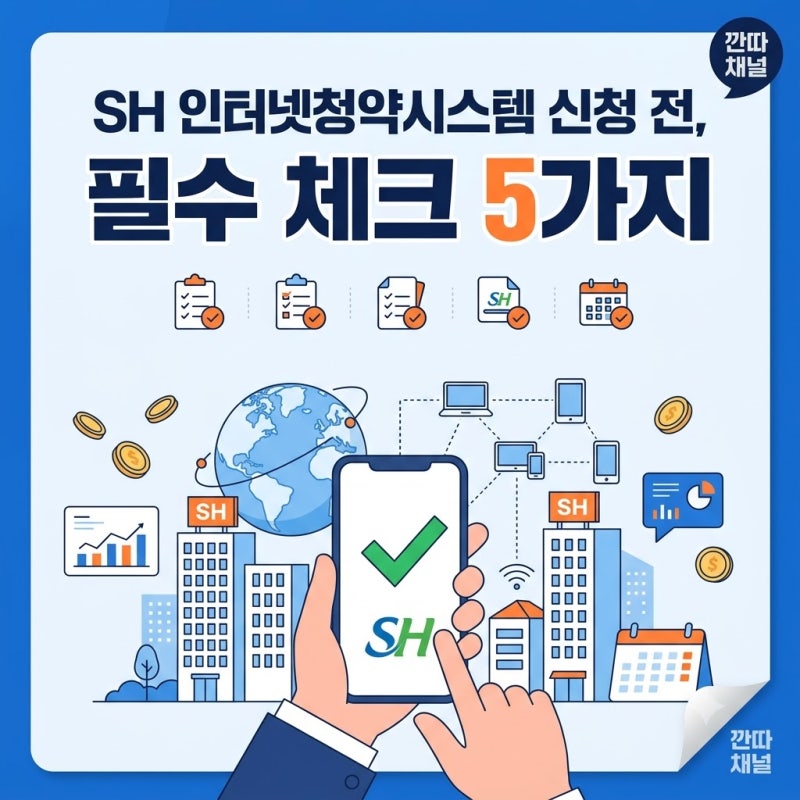 SH 인터넷청약시스템 신청하기전 확인해야 할 것 5가지 체크하기