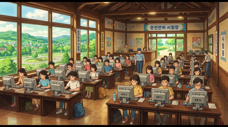 도봉운전면허시험장 1·2종 보통 필기시험 당일 합격 꿀팁! 접수 절차, 준비물, 운전면허 길잡....