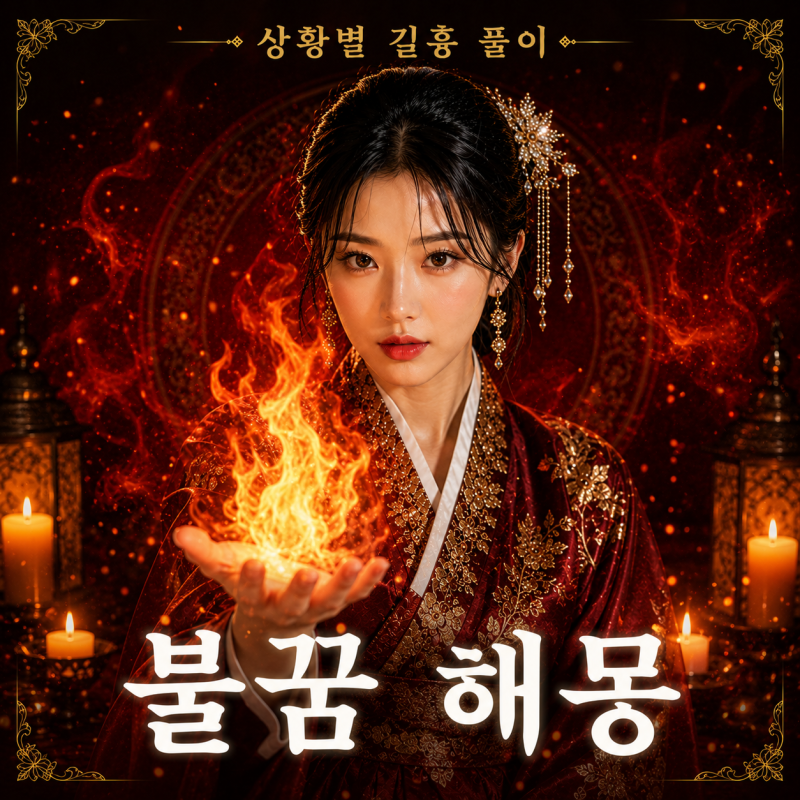 불꿈 해몽 상황별 길몽 흉몽 풀이