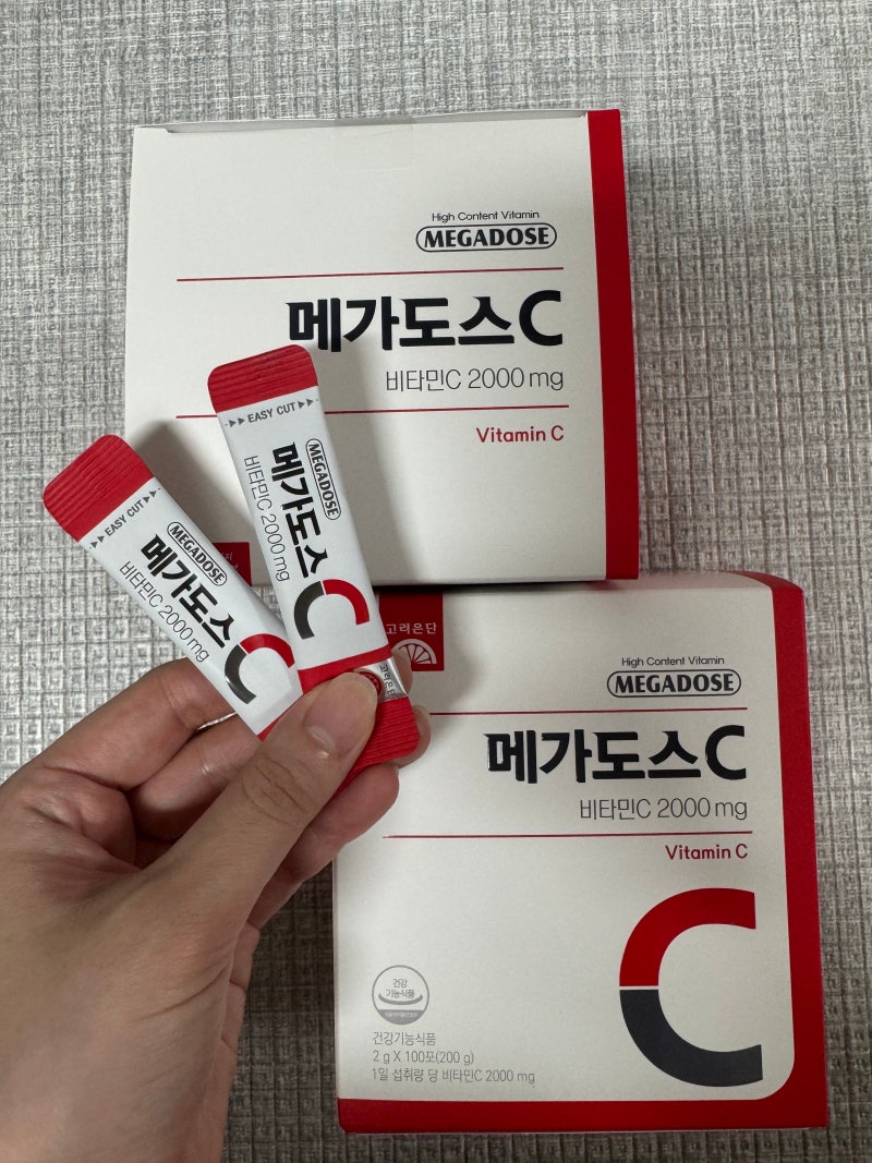 고려은단 메가도스C 2000mg 고함량 비타민C 효능과 주의사항/내돈내산 후기