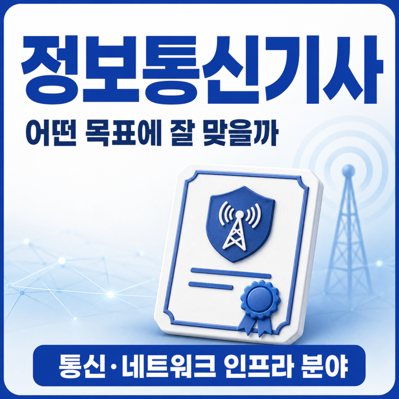 정보통신기사 자격증, 어떤 목표가 있는 사람이 준비하면 좋을까