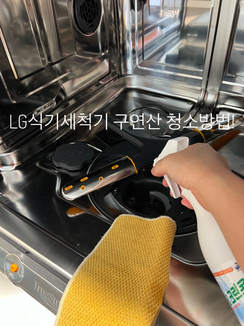 식기세척기 냄새 제거 꿀팁! LG 통살균모드 + 구연산 청소 후기