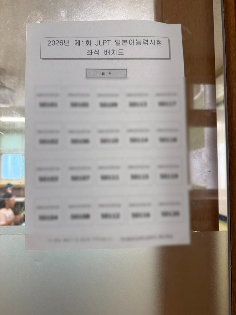 직장인의 부산 JLPT N5 시험