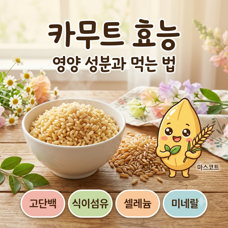 카무트 효능, 영양 성분과 먹는 법 주의사항 정리