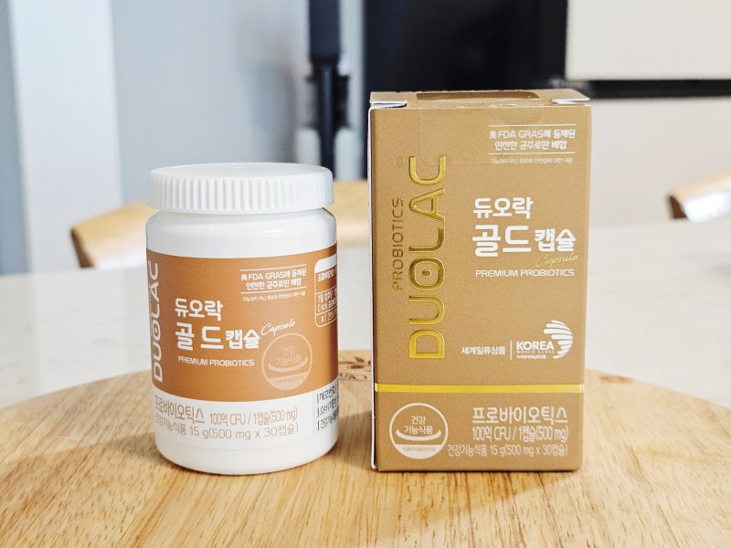 듀오락 골드 캡슐, 생존력강한유산균으로 챙기는 장건강 루틴