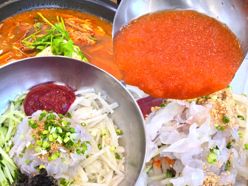 포항 물회 먹으러 어디로 가야할까? 마라도회식당? 환여횟집?