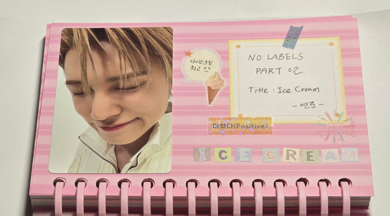 [투모로우바이투게더 연준] NO LABELS: PART 02 Ice Cream 앨범 및 다꾸 리뷰