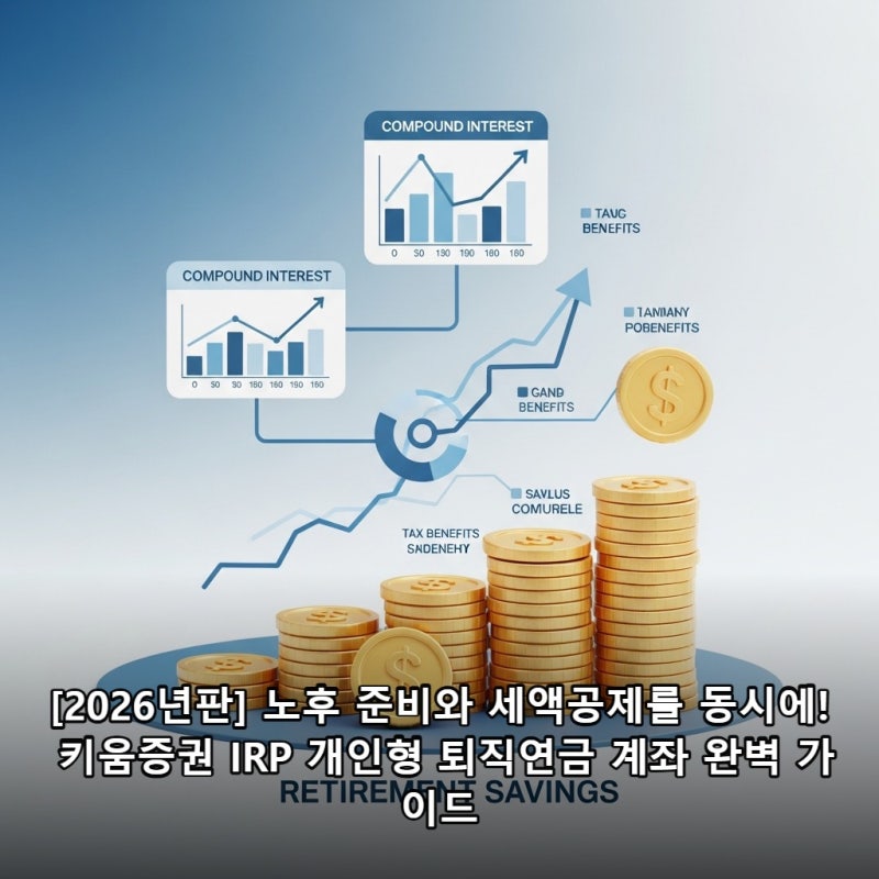 [2026년판] 노후 준비와 세액공제를 동시에! 키움증권 IRP 개인형 퇴직연금 계좌 완벽 가이드