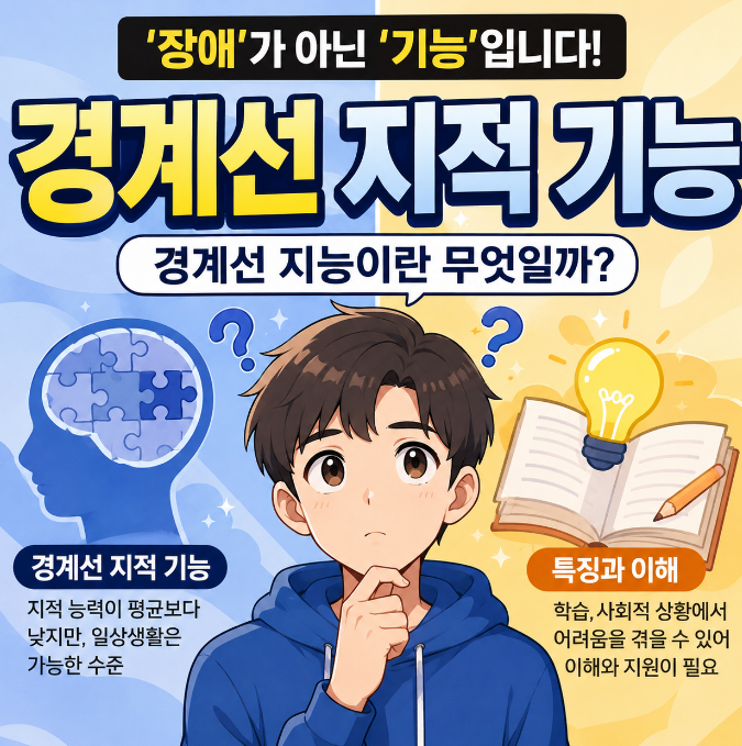 경계선 지능장애의 뜻과 특징, 사실 올바른 표현은 따로 있습니다!