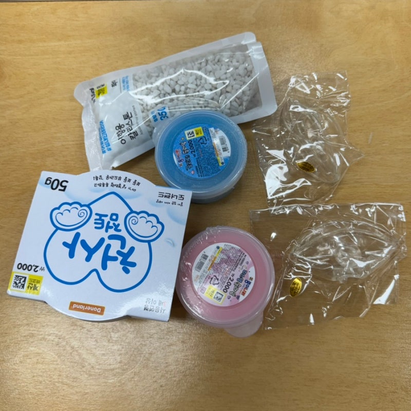 다이소 재료 크런치 슬랑이 말랑이 만들기