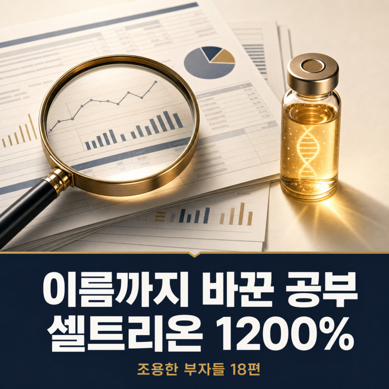 '이대로 가면 돈이 된다', 이름까지 바꾼 재연배우의 셀트리온 1200%