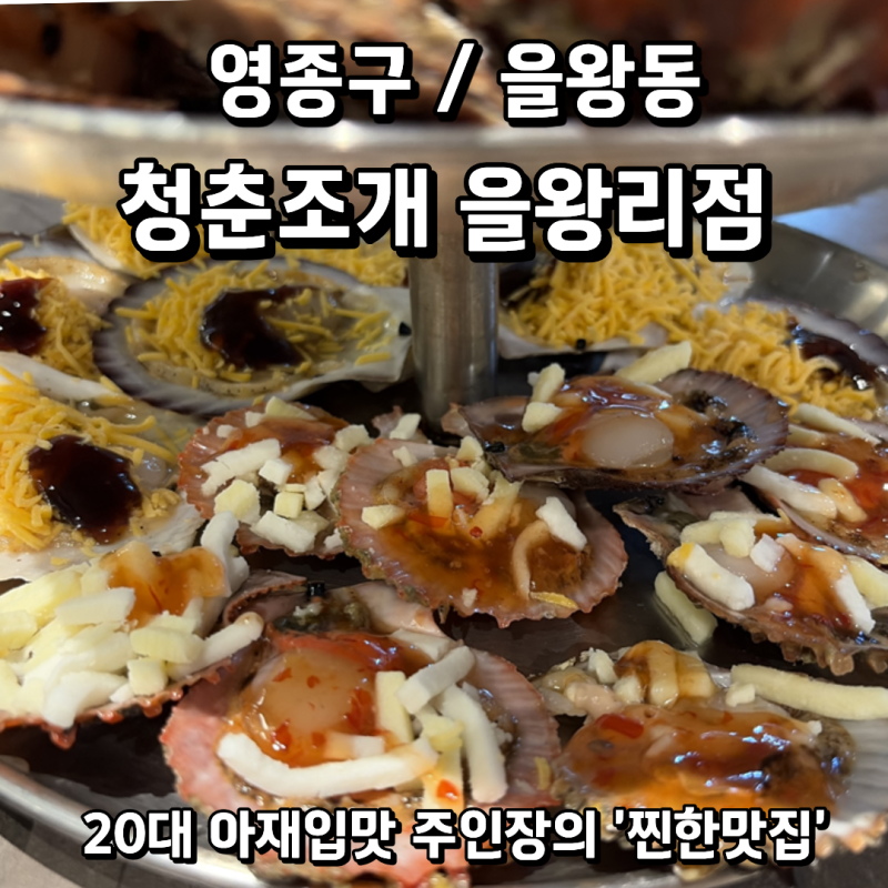 [영종구/을왕동] 영종도 왕산해수욕장 옆 조개무한리필 조개구이&치즈가리비타워 맛집 청춘....