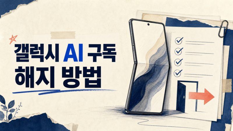 갤럭시 AI 구독클럽 해지 방법: 삼성닷컴·민팃 취소와 환불 주의사항