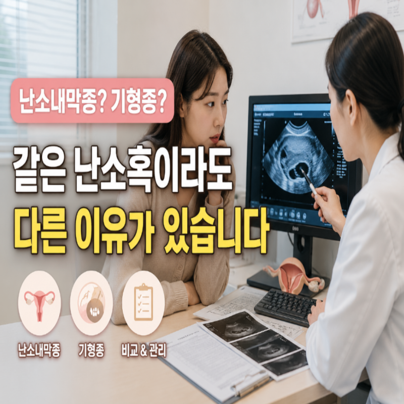 난소내막종과 기형종, 같은 난소혹이라도 달라지는 점_구로/신도림/영등포 자윤한의원