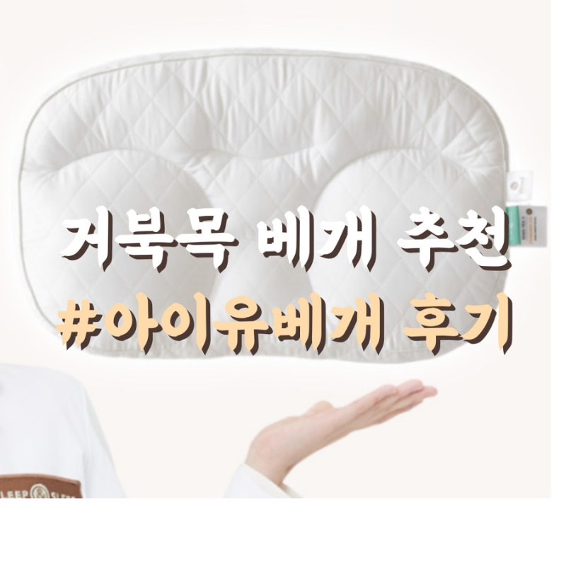 아이유 베개 후기, 경추 베개 고민이라면 꼭 읽어보세요