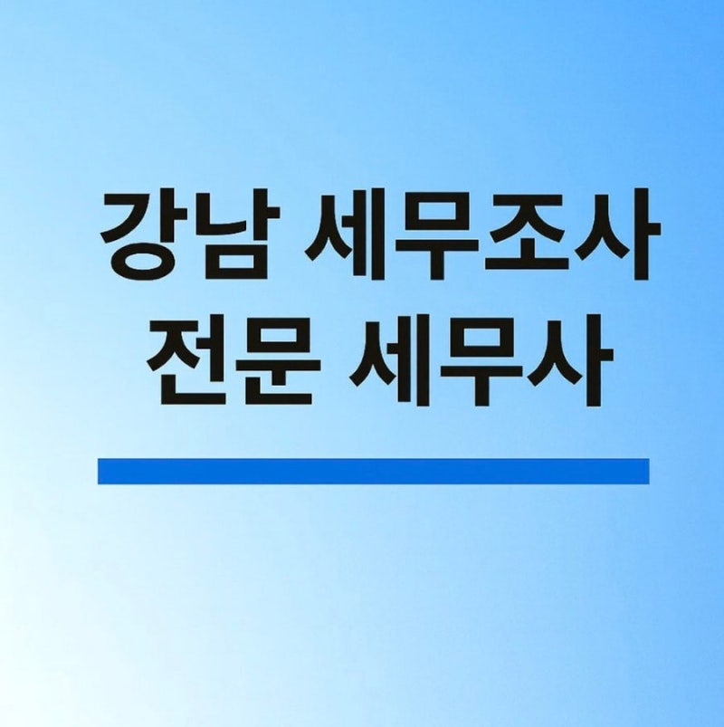 국세청 세무조사 시작 전 체크리스트 20가지 - 강남세무서 반포세무서 삼성세무서 역삼세무....