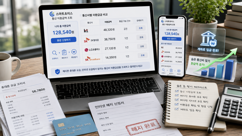 통신비 미환급금 조회｜해지한 휴대폰 요금 돌려받는 법