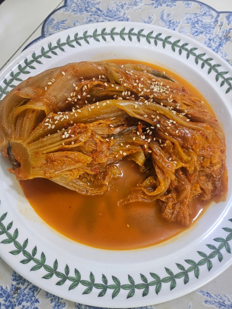 이영자 들기름 묵은지 김치찜 고기없는 김치찜