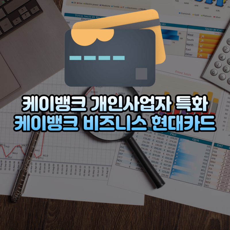 케이뱅크 개인사업자 특화 신용카드 케이뱅크 비즈니스 현대카드 출시