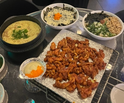 마산 댓거리 넓고 쾌적한 야장감성 숯불닭구이집 I 경남대 술집 I 댓거리 맛집 [하단끝집 마산경남대점] 솔직후기