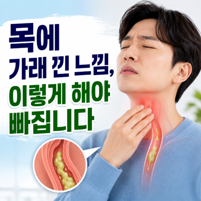가래 생기는 이유 하얀 가래 노란 가래 없애는법