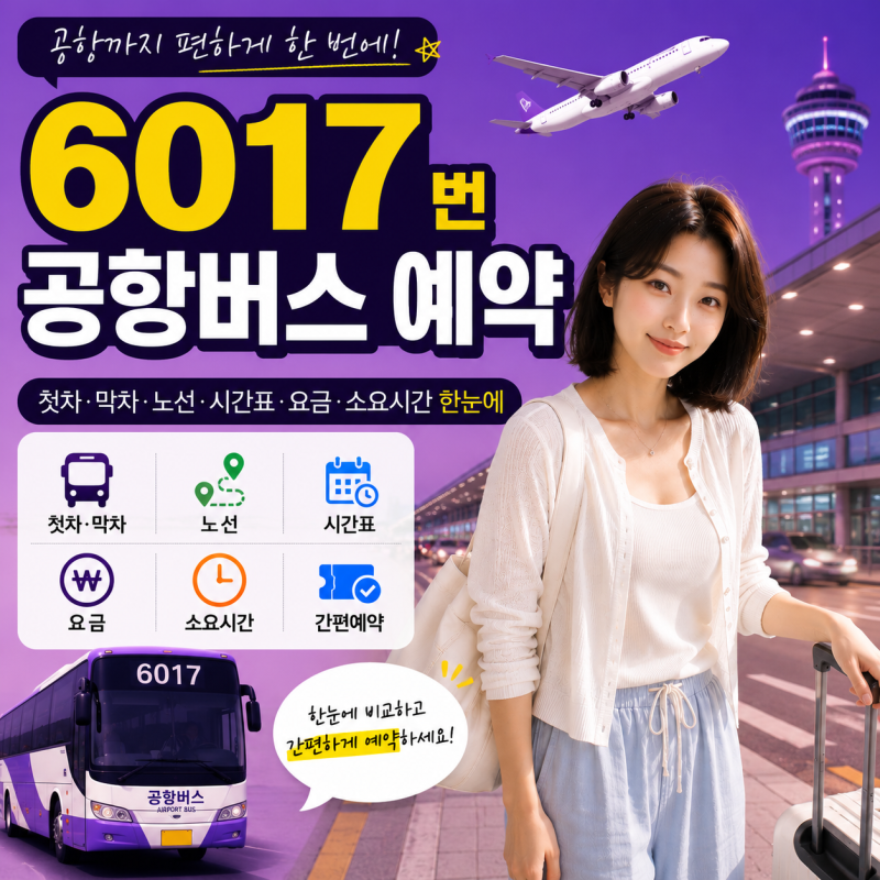 6017 공항버스 시간표｜호암교수회관·서울대입구·신림역 인천공항 리무진 노선도·요금·소....