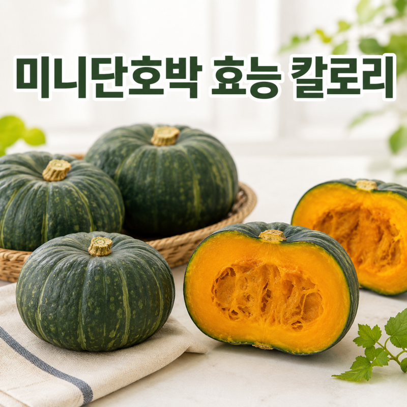 미니단호박 효능,칼로리 이렇게 먹어야 살이 빠집니다